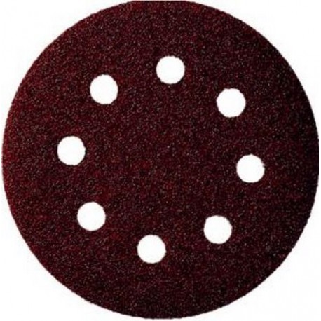 Meule auto-agrippante K320, 8 trous, pourbois 125mm (Par 100)