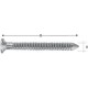 Vis inoxydable CNA40x40S (Par 250)