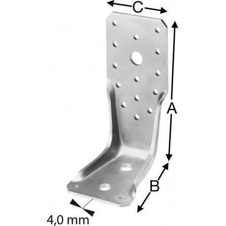 Equerres sabot AKR205G (Par 25)