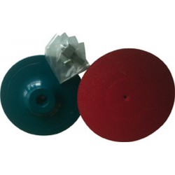 Plateau pour meules auto-agrippantes, Ø : 125 mm, Bride filetée M14