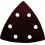 Feuille abrasive auto-agrippante K320,pour bois 96mm (Par 100)