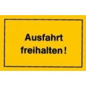 STRECKEN - Verbotsschild 250x150mm Ausfahrt freihalten