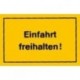 STRECKEN - Verbotsschild 250x150mm Einfahrt freihalten