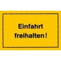 STRECKEN - Verbotsschild 250x150mm Einfahrt freihalten