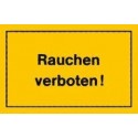 STRECKEN - Verbotsschild 250x150mm Rauchen verboten