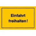 STRECKEN - Verbotsschild 300x200mm Einfahrt Freihalten