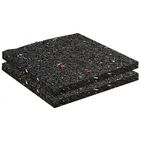 Granules de caoutchouc découpées 100x100mm 10mm dur