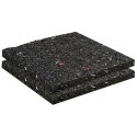 Granules de caoutchouc découpées 100x100mm 10mm dur