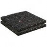 Granules de caoutchouc découpées 100x100mm 10mm dur