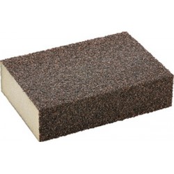 Éponge abrasive, Degré de finesse : moyen/fin, Grain 60/100 (par 10)