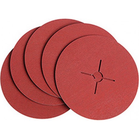 Meule Ø 115 mm en fibre, pour l'usinage de l'acier inoxydable, grain céramique, Grain : 40