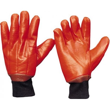 Gants de protection Hiver, PVC, orange (Par 12)