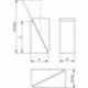 Cale crénelée T1 33x19,0x38mm AMF 1 PCS