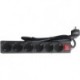 Multiprises 6-sorites 1,4m H05VV-F3G1,5 FORTIS