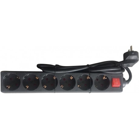 Multiprises 6-sorites 1,4m H05VV-F3G1,5 FORTIS