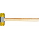 Marteau plastique jaune 22mm Taille1 FORTIS