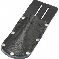 Etui couteau Tristan, court, noir