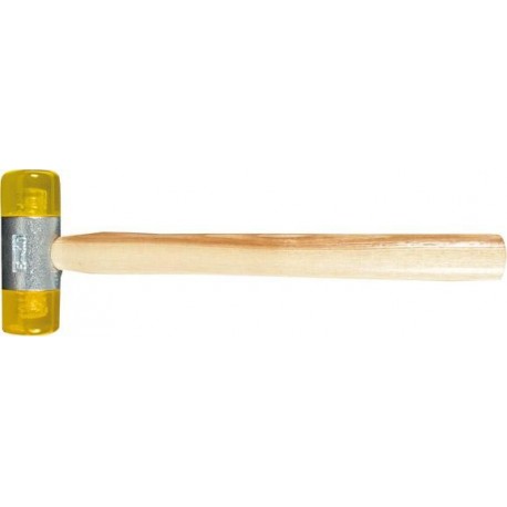 Marteau plastique jaune 27mm Taille2 FORTIS