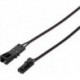 Extension LED 12V L 5000mm, noir