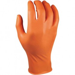 Gants de protection Grippaz,Taille XL,orange(Box a 50 Pièces )