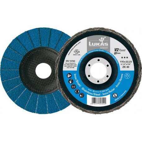Disque à lamelle V2 Power125mm ZK K40 Lukas