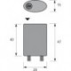 Distributeur LED 2 voies MP2 24VDC max. 8A
