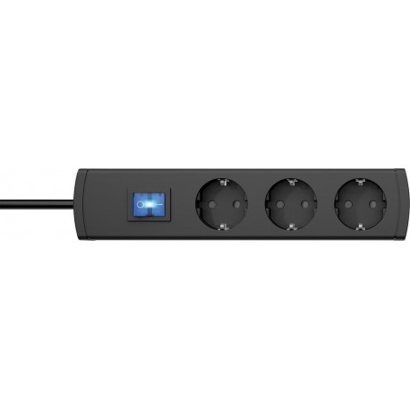 Multiprises Oversal 3f. avec interrupteur anth1,4m