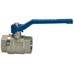 Vanne boisseau sphérique valve line laiton F1." 2 filetages femelles RIEGLER 1 PCS