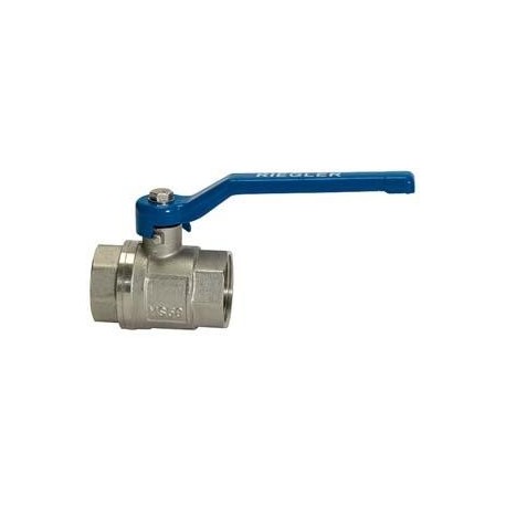 Vanne boisseau sphérique valve line laiton F1." 2 filetages femelles RIEGLER 1 PCS