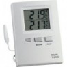 Thermomètre Max-Min. électronique plastique, Blanc