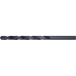 Foret hélicoïdal avec queue cylindrique longue, en acier à coupe rapide, Type N, DIN 340, profilé rectifié, Ø h8 : 6,50 mm, Long. totale 148 mm