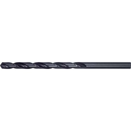 Foret hélicoïdal avec queue cylindrique longue, en acier à coupe rapide, Type N, DIN 340, profilé rectifié, Ø h8 : 6,50 mm, Long. totale 148 mm