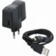 Chargeur avec USB  200-240V, 5VDC max. 500mA