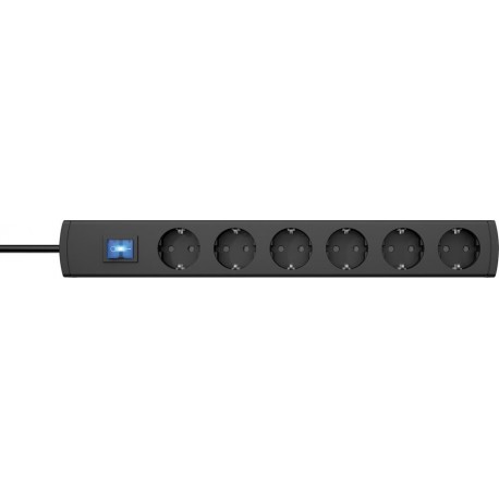 Multiprises Overs 6-f. avec interrupteur anth1,4m