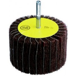 Roue à lamelles de 60 x 30 mm, en non-tissé sur tige, Degré de finesse : très fin, Modèle Carbure de silicium