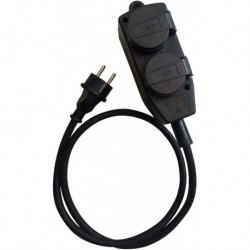 Rallonge électrique 4-sorites 5m H07RN-F3G1,5 FORTIS