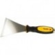 Grattoir forme queue de poisson 75 mm, Noir/Argent/Jaune