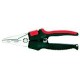 Ciseaux Combinox, Noir/rouge, 190 mm