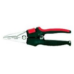 Ciseaux Combinox, Noir/rouge, 190 mm
