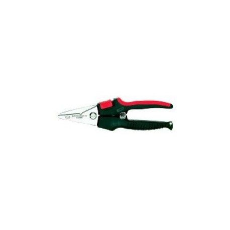 Ciseaux Combinox, Noir/rouge, 190 mm