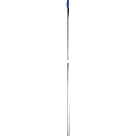 Manche chromé 140cm long D22mm