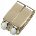 Bretelles beige