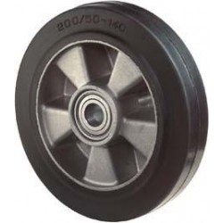 Roue plastique jante en aluminium B80.100