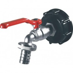 Bouchon avec vanne clé pour bidon 600/1000 L3/4"