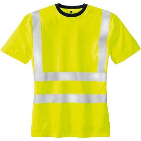 T Shirt haute visibilté HOOGE,jaune fluo, Taille L