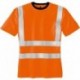 T Shirt haute visibilté HOOGE,orange fluo, Taille 3XL