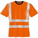 T Shirt haute visibilté HOOGE,orange fluo, Taille 3XL