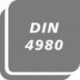 Outil couteau carbure DIN4980 à droite 32x32x170mm P25/30 1 PCS