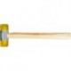 Marteau plastique jaune 50mm Taille6 FORTIS