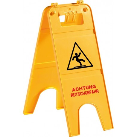 Panneau "Attention sol glissant"